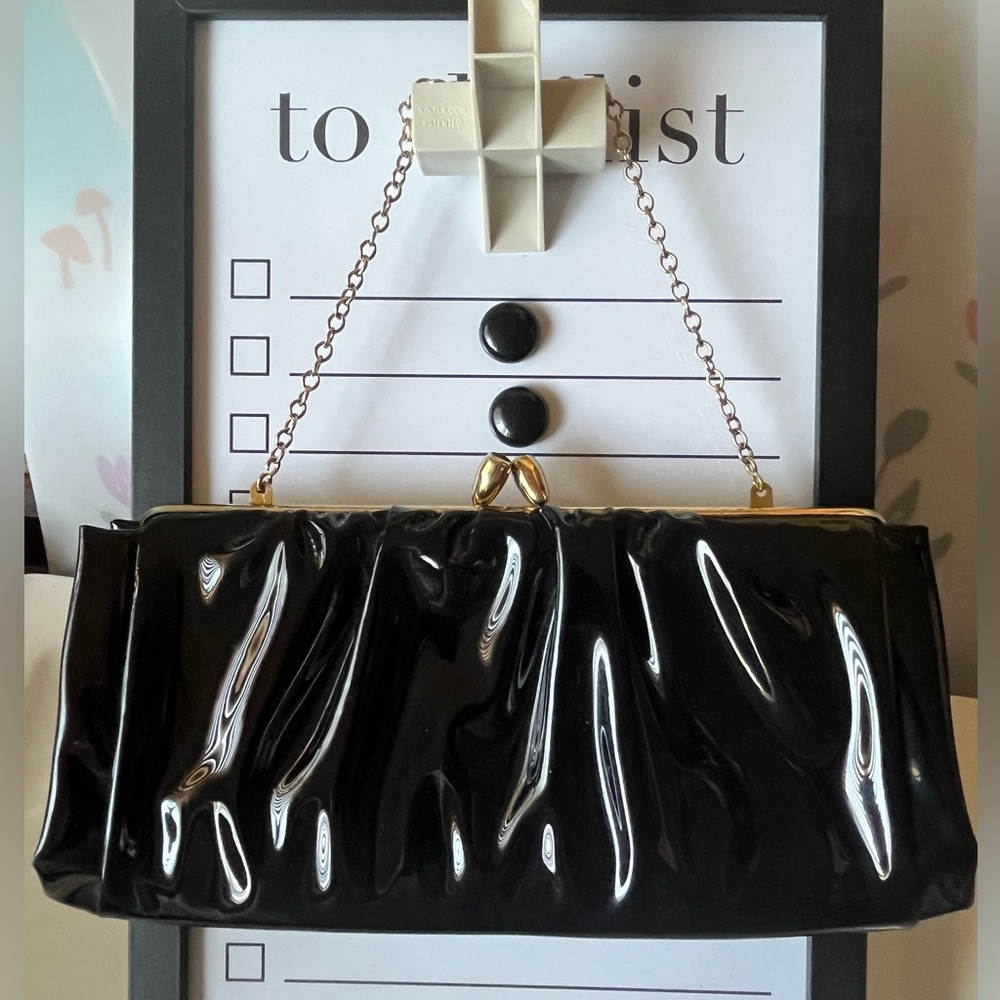 Vintage Patent Leather Clutch